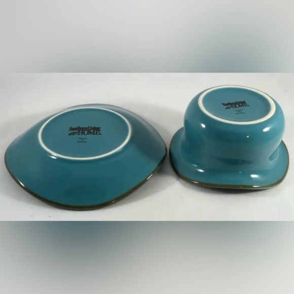 Southern Living At Home Tuscan Tidbit Bowl and Saucer - excellent condition - Picture 2 of 4